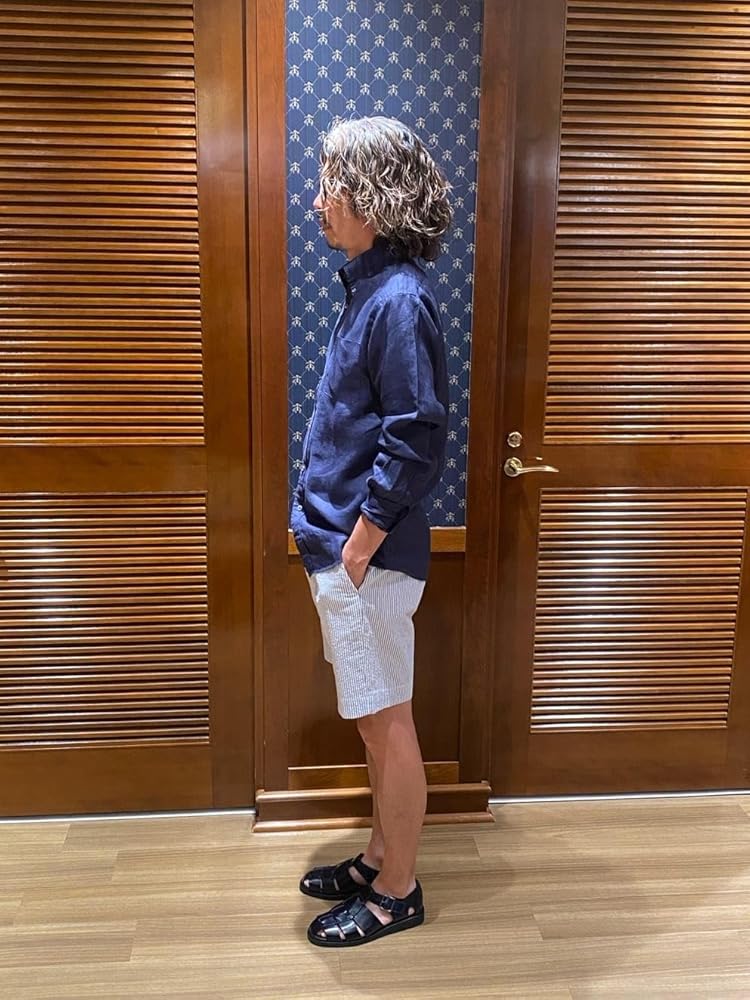 新品M ブルックスブラザーズ アイリッシュ リネン ギンガム 開襟 半袖シャツ Amazon.co.jp: [Brooks Brothers] [ブルックスブラザーズ] アイ